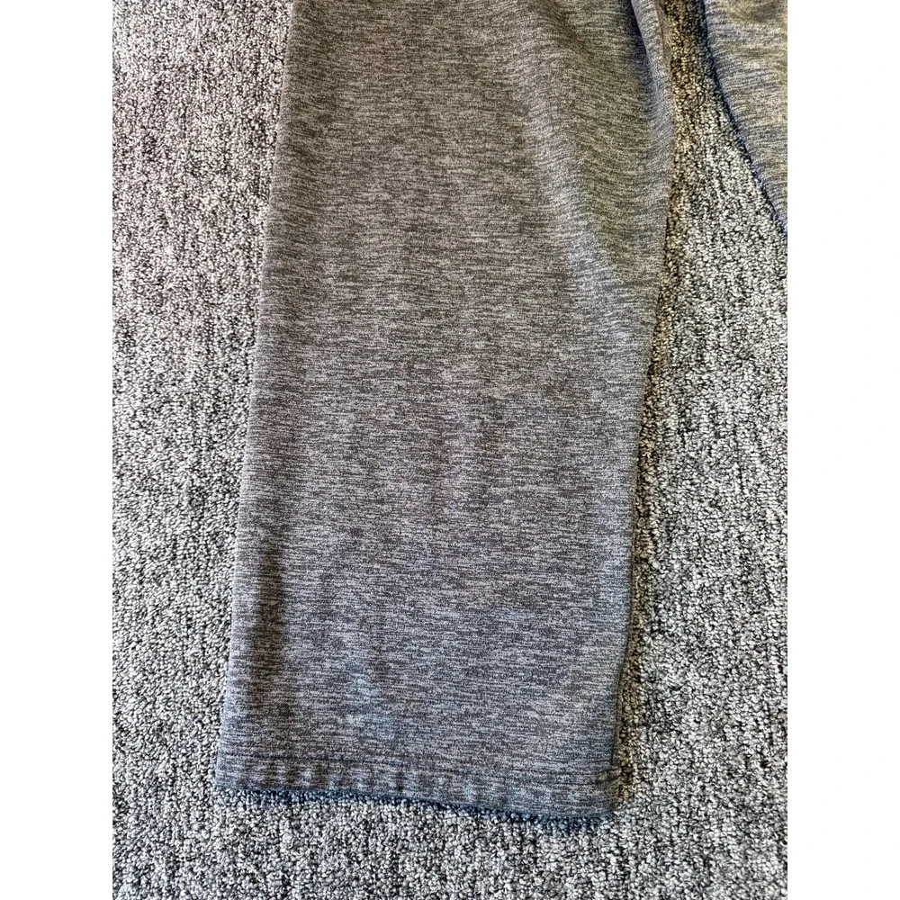 Adidas Climawarm Sweatpants Mens Small Heather Gray Logo Fleece Lined Athletic